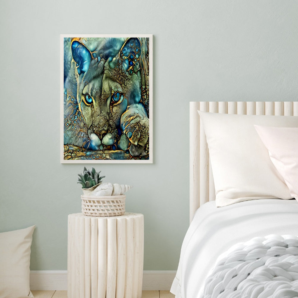 L¨¦a Roche Artist Lion - Full Round Drill Diamond Painting 50*60CM