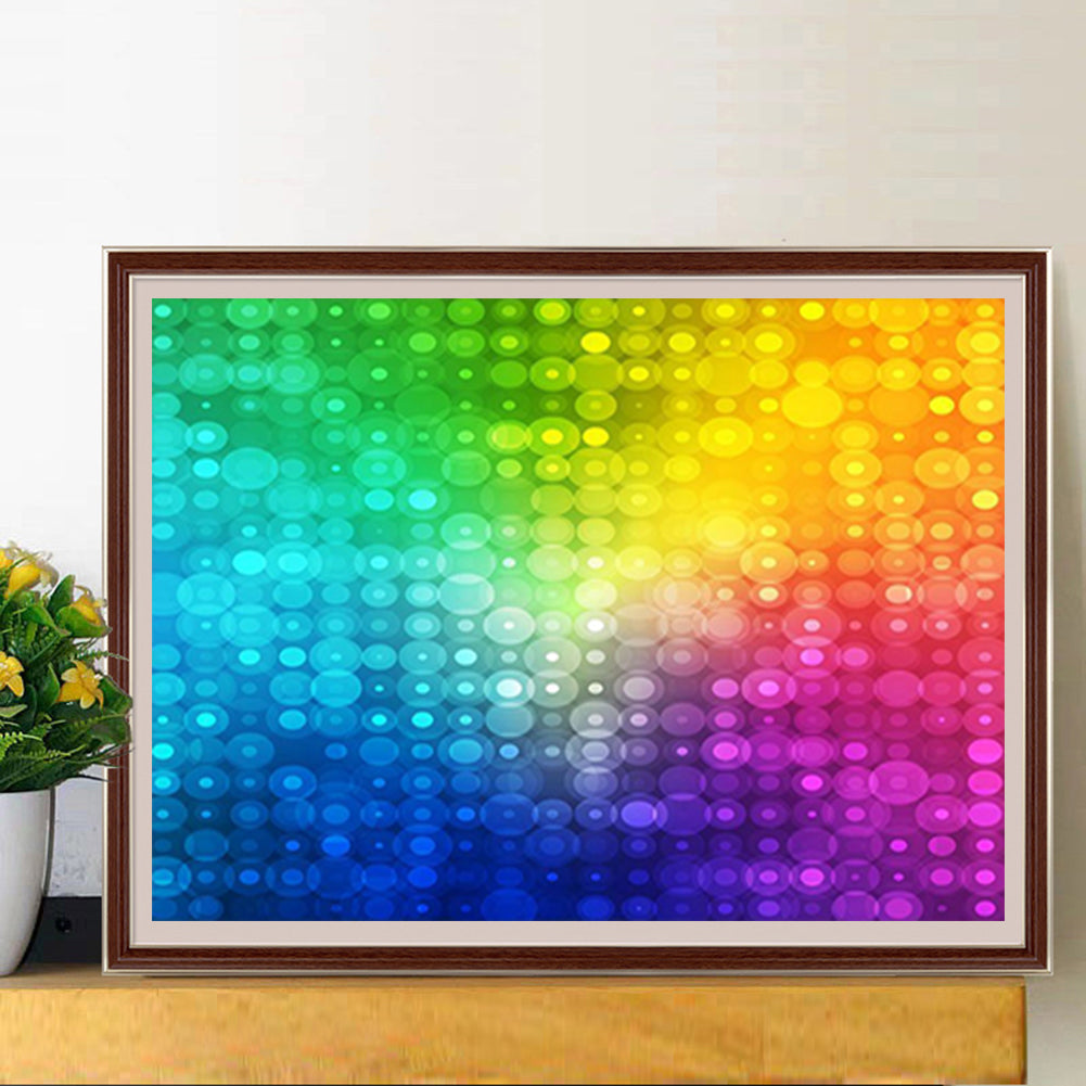 Rainbow Cube - Full Round Drill Diamond Painting 60*50CM