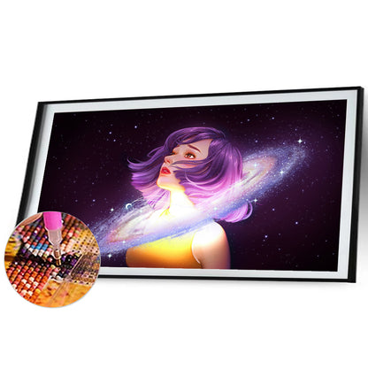 Star Girl - Full Round Drill Diamond Painting 70*40CM