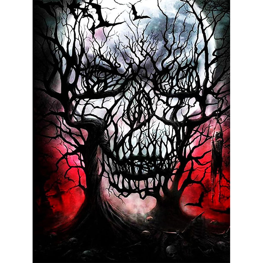 Horror Forest - Full Round Drill Diamond Painting 30*40CM