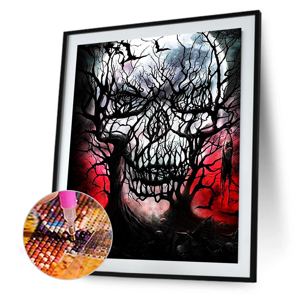 Horror Forest - Full Round Drill Diamond Painting 30*40CM