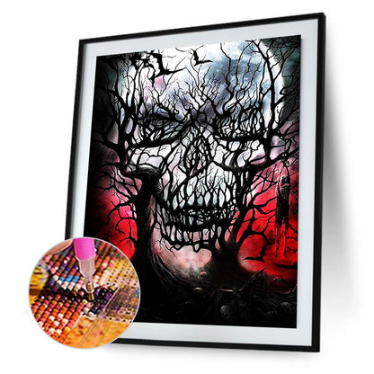 Horror Forest - Full Round Drill Diamond Painting 30*40CM