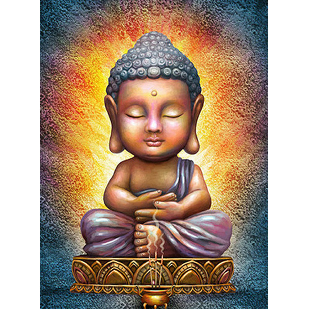 Buddha Statue - Full Round Drill Diamond Painting 40*50CM