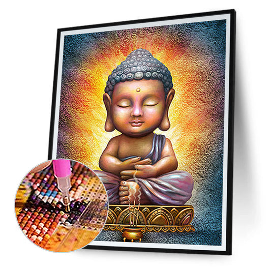 Buddha Statue - Full Round Drill Diamond Painting 40*50CM