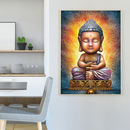 Buddha Statue - Full Round Drill Diamond Painting 40*50CM