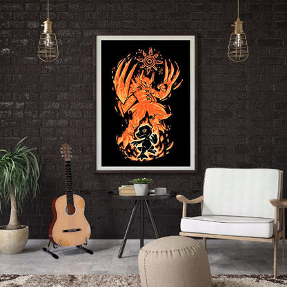 Tyrannosaurus Silhouette - Full Round Drill Diamond Painting 30*40CM