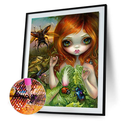 Scary Big Eyes Doll - Full Square Drill Diamond Painting 40*50CM