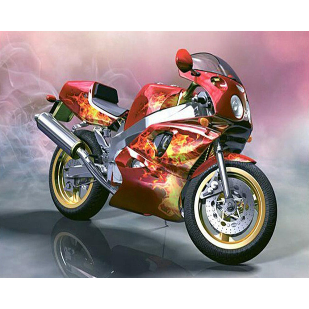 Motorcycle - Full Round Drill Diamond Painting 50*40CM