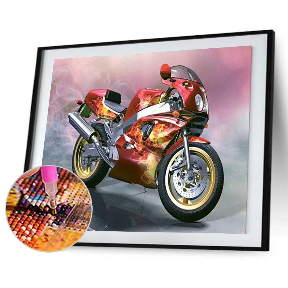 Motorcycle - Full Round Drill Diamond Painting 50*40CM