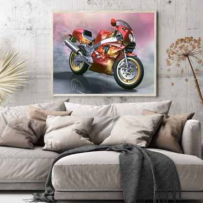 Motorcycle - Full Round Drill Diamond Painting 50*40CM