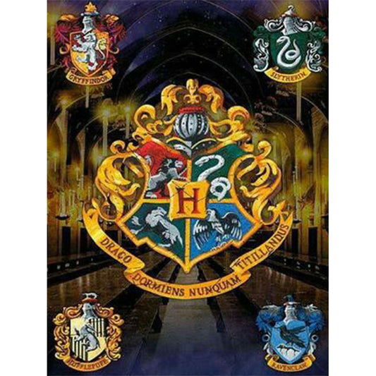 Harry Potter Academy Badge - Full Square Drill Diamond Painting 30*40CM