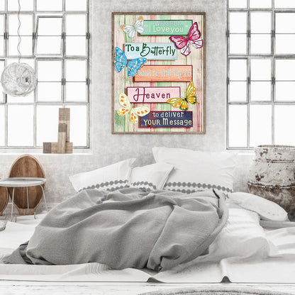 Sunflower Butterfly - Special Shaped Drill Diamond Painting 30*40CM