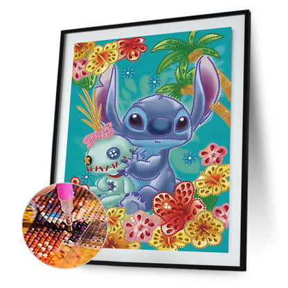 Stitch - Special Shaped Drill Diamond Painting 30*40CM