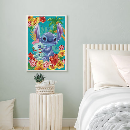 Stitch - Special Shaped Drill Diamond Painting 30*40CM