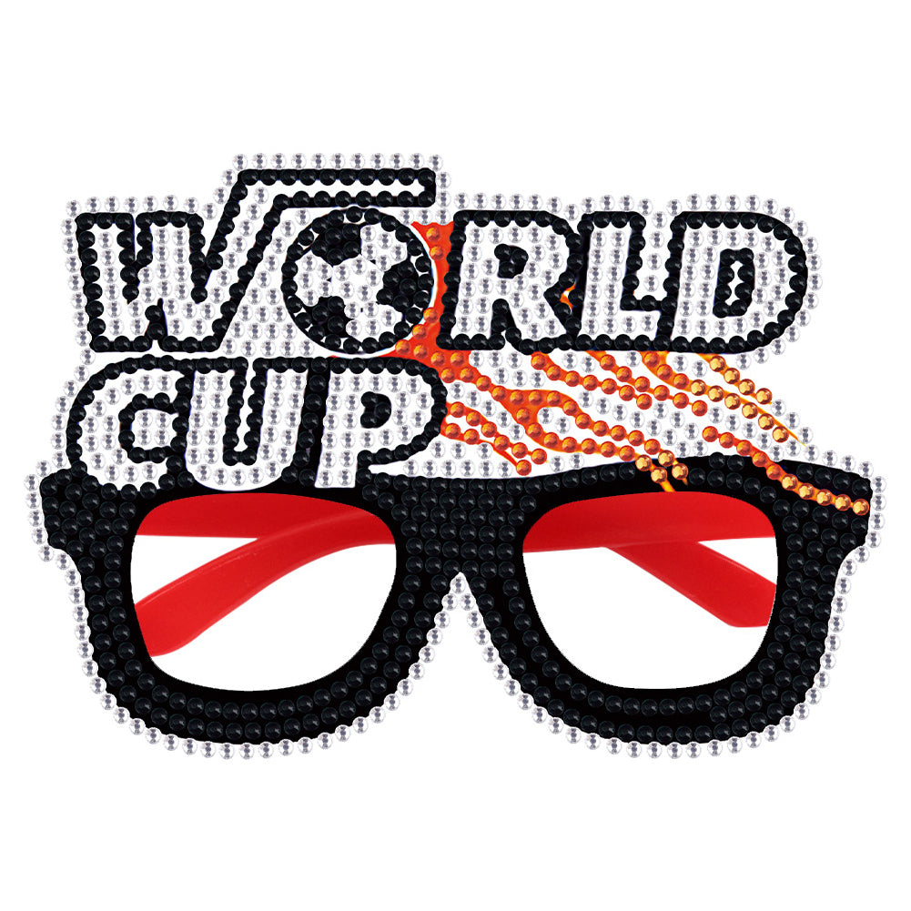 Diamond Painting Decorative Spectacles Handmade DIY Glasses Props Children Gifts