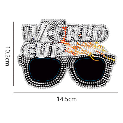 Diamond Painting Decorative Spectacles Handmade DIY Glasses Props Children Gifts
