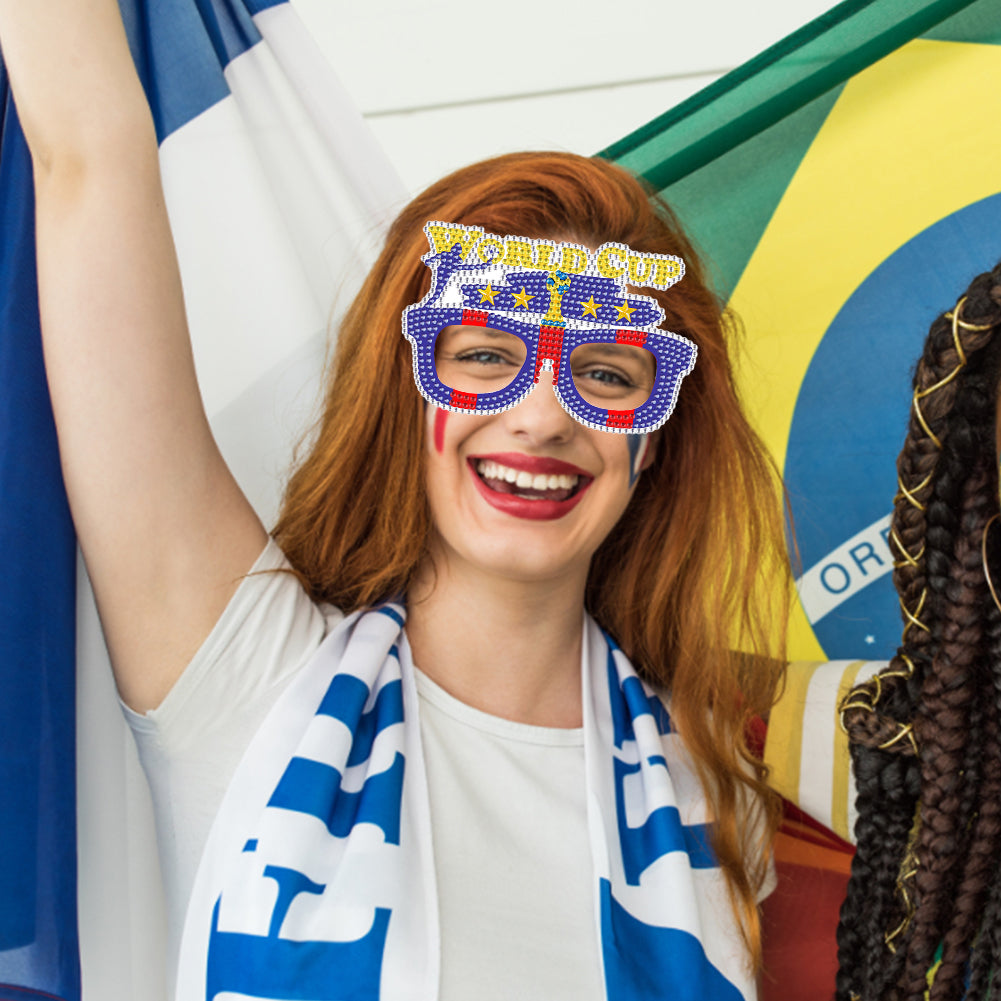 Diamond Painting Decorative Spectacles Handmade DIY Glasses Props Children Gifts