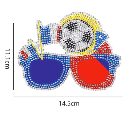 Diamond Painting Decorative Spectacles Handmade DIY Glasses Props Children Gifts