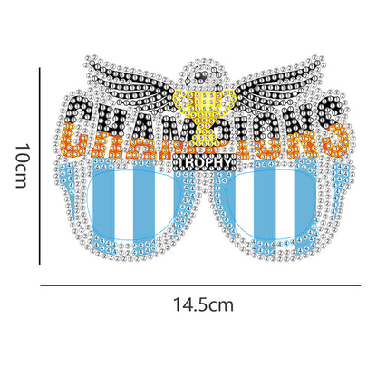 Diamond Painting Decorative Spectacles Handmade DIY Glasses Props Children Gifts