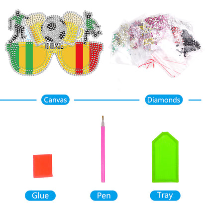 Diamond Painting Decorative Spectacles Handmade DIY Glasses Props Children Gifts