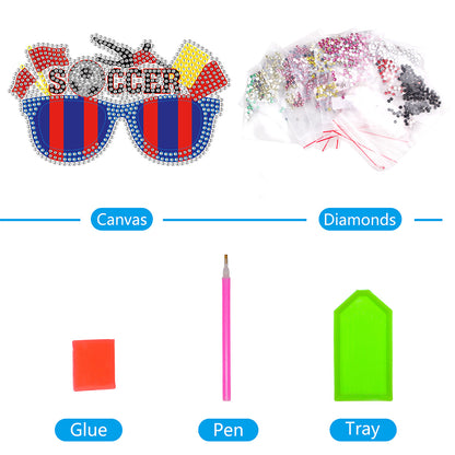 Diamond Painting Decorative Spectacles Handmade DIY Glasses Props Children Gifts