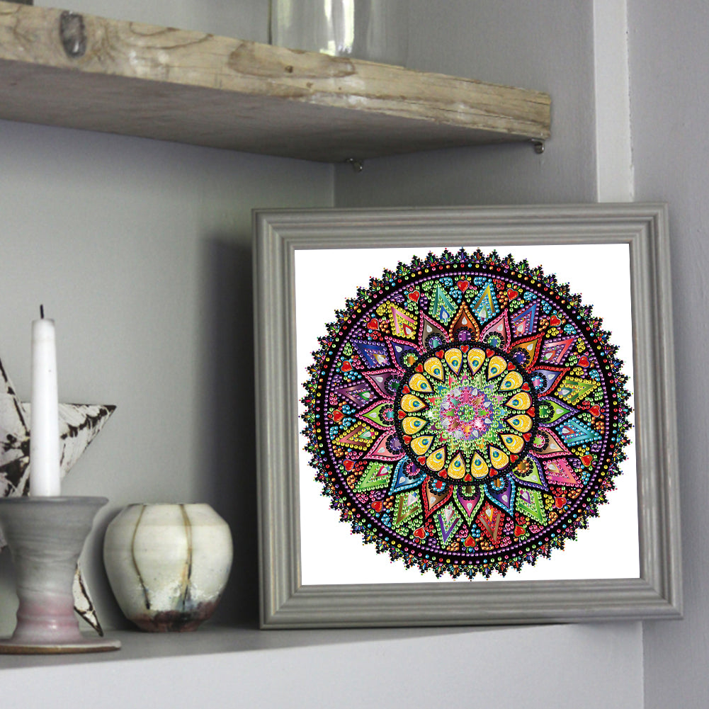 Mandala - Special Shaped Drill Diamond Painting 30*30CM