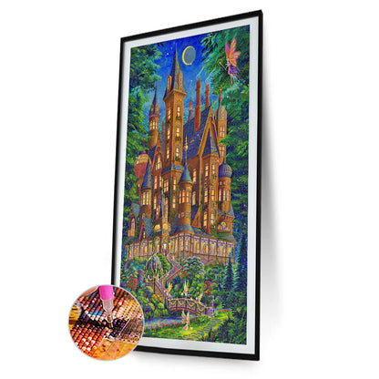 Fairy Castle - Full Round Drill Diamond Painting 35*55CM