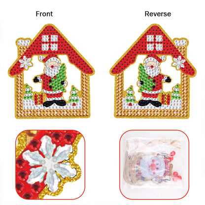 5pcs Diamond Painting Atmosphere Decoration Handmade for Children Christmas Gift