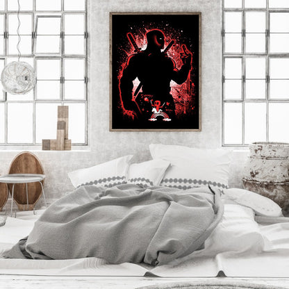 Deadpool - Full Round Drill Diamond Painting 30*40CM