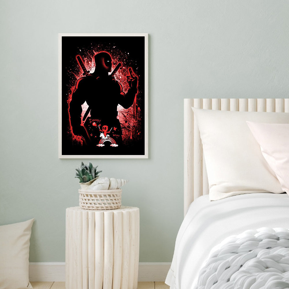 Deadpool - Full Round Drill Diamond Painting 30*40CM