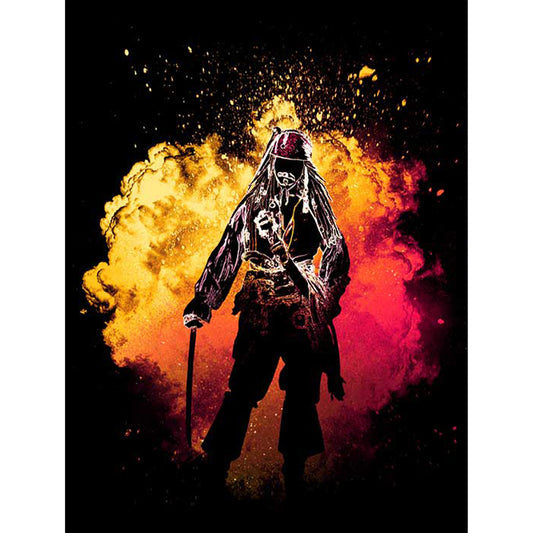 Pirates Of The Caribbean - Full Round Drill Diamond Painting 30*40CM