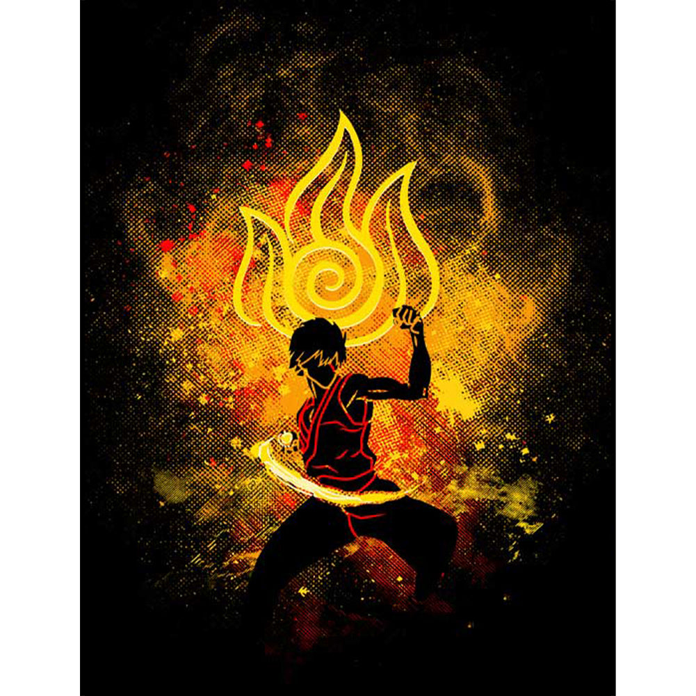 Avatar: The Last Airbender - Full Round Drill Diamond Painting 30*40CM