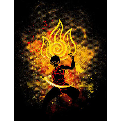 Avatar: The Last Airbender - Full Round Drill Diamond Painting 30*40CM