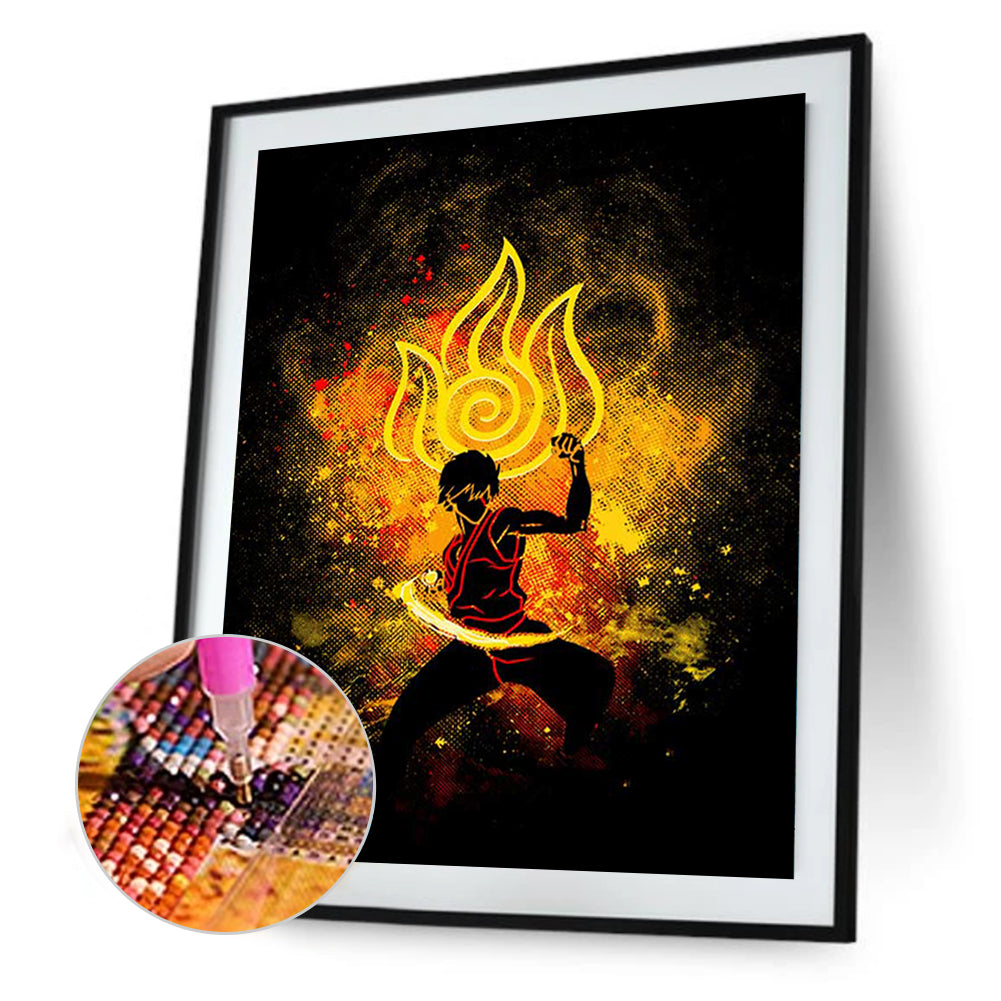 Avatar: The Last Airbender - Full Round Drill Diamond Painting 30*40CM