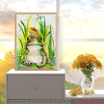 Frog - Full Round Drill Diamond Painting 30*40CM