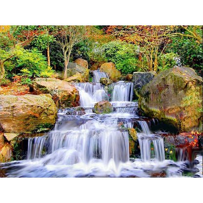 Fall - Full Round Drill Diamond Painting 50*40CM