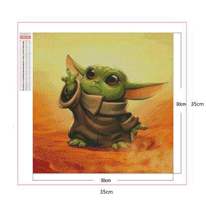 Yoda - Full Square Drill Diamond Painting 30*30CM