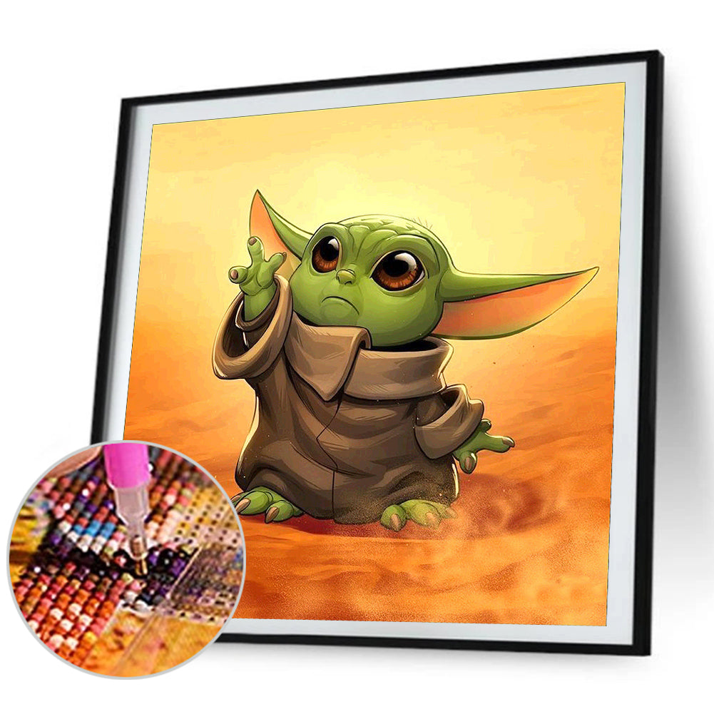 Yoda - Full Square Drill Diamond Painting 30*30CM