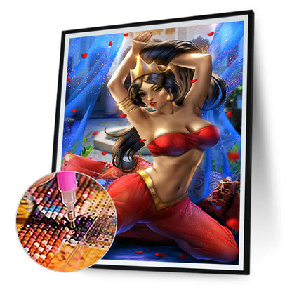 Princess Jasmine - Full Round Drill Diamond Painting 30*40CM