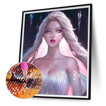 Princess Elsa - Full Round Drill Diamond Painting 30*40CM