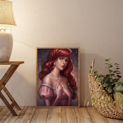 Princess Ariel - Full Round Drill Diamond Painting 30*40CM