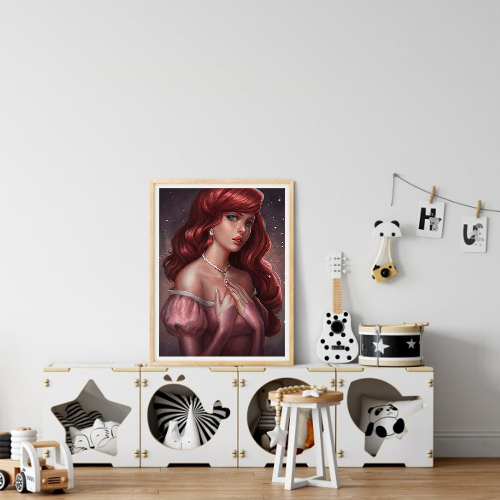 Princess Ariel - Full Round Drill Diamond Painting 30*40CM