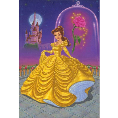 Princess Belle - Full Round Drill Diamond Painting 30*40CM