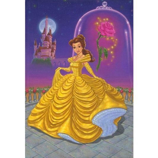 Princess Belle - Full Round Drill Diamond Painting 30*40CM