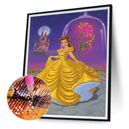 Princess Belle - Full Round Drill Diamond Painting 30*40CM