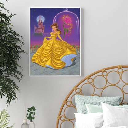 Princess Belle - Full Round Drill Diamond Painting 30*40CM