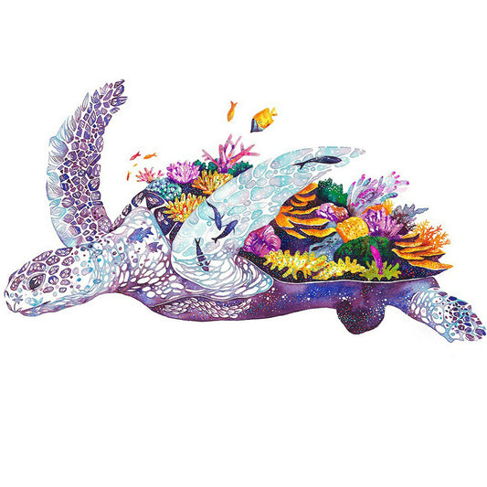 Art Turtle - Full Round Drill Diamond Painting 60*50CM