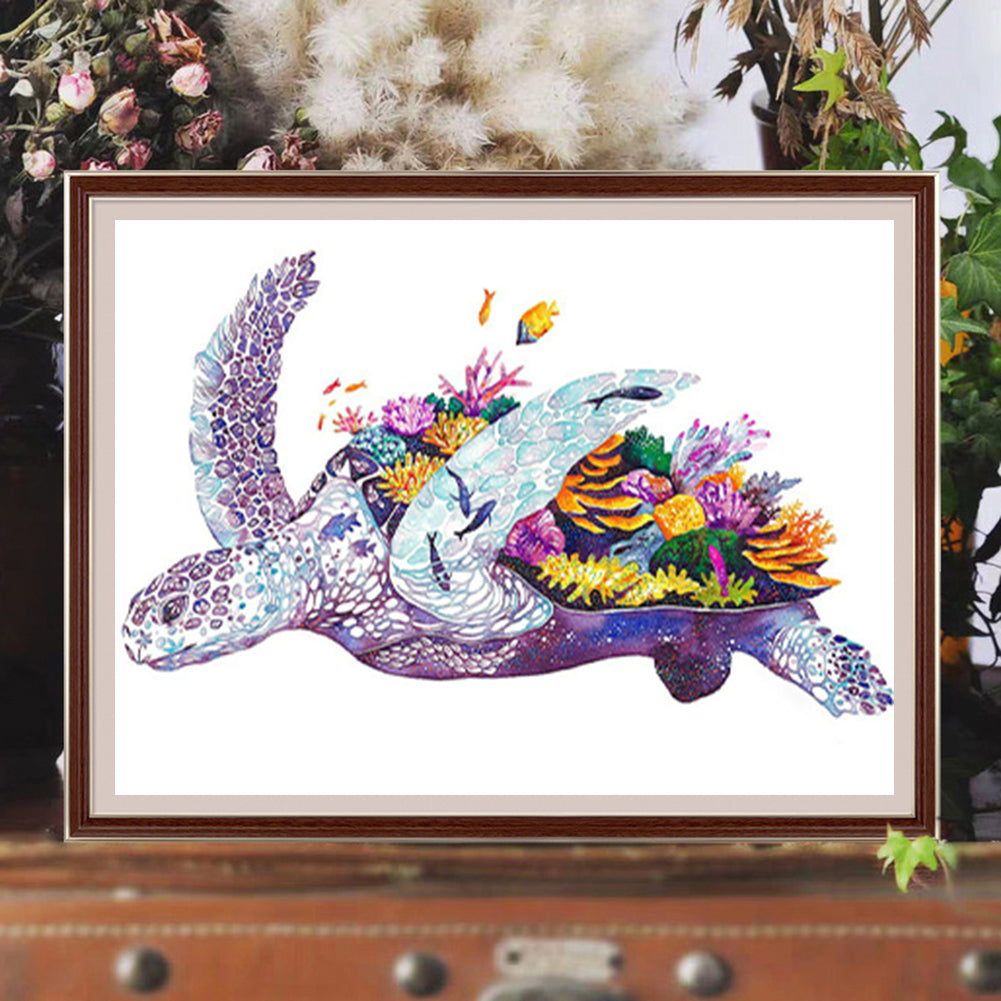 Art Turtle - Full Round Drill Diamond Painting 60*50CM