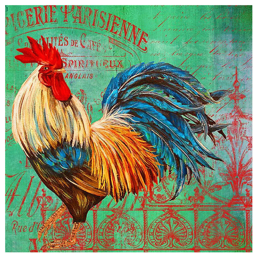 Rooster - Full Square Drill Diamond Painting 50*50CM