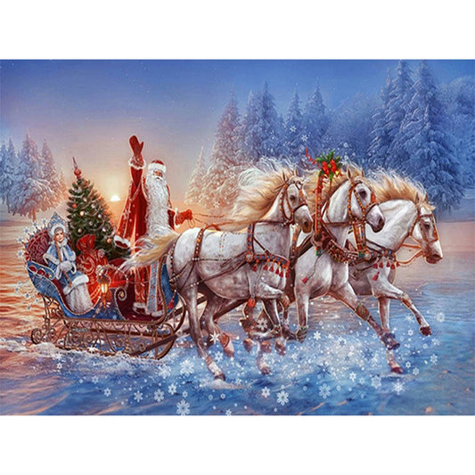 Santa Claus - Full Square Drill Diamond Painting 60*40CM